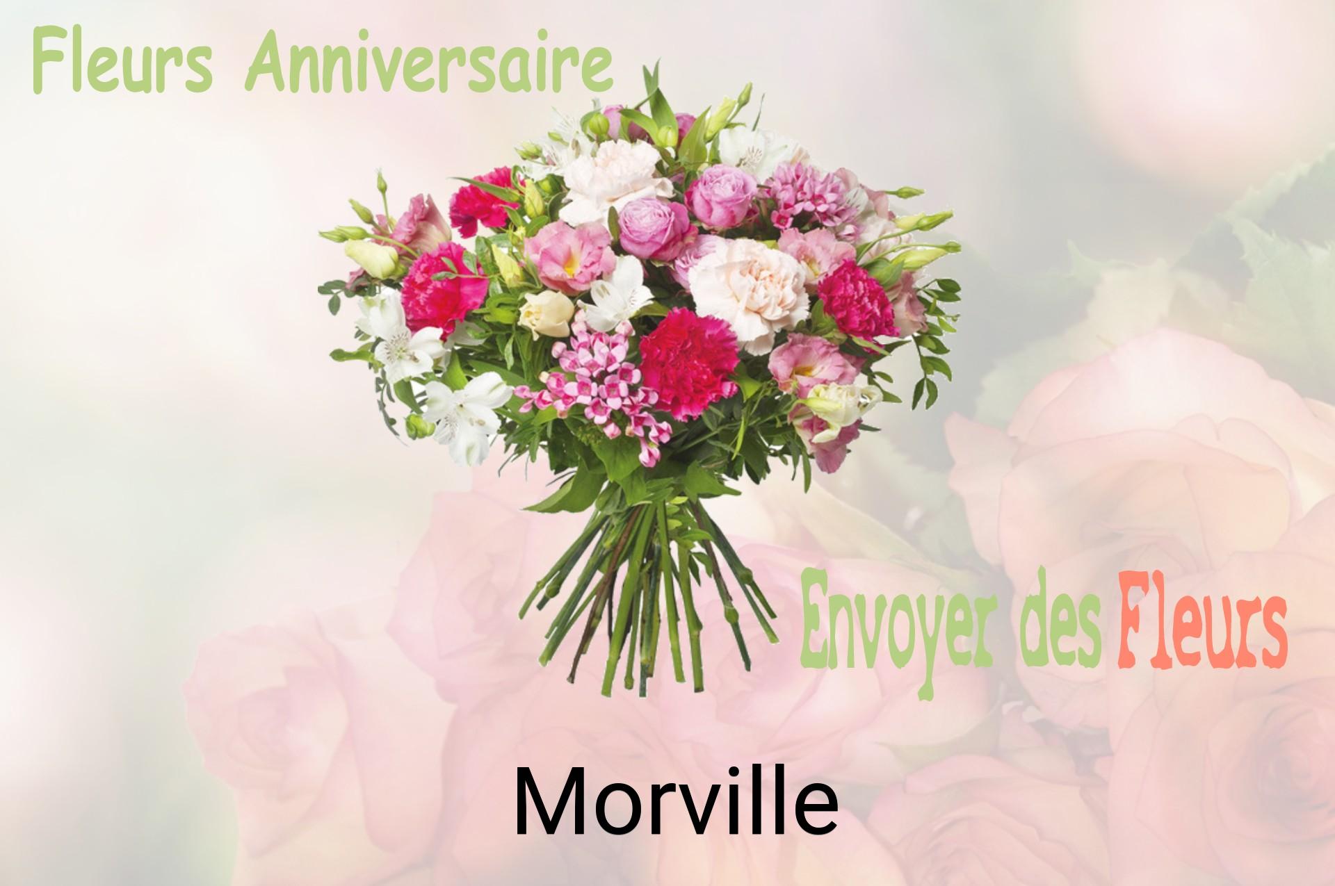 Bouquet de fleurs d’anniversaire livré à Morville