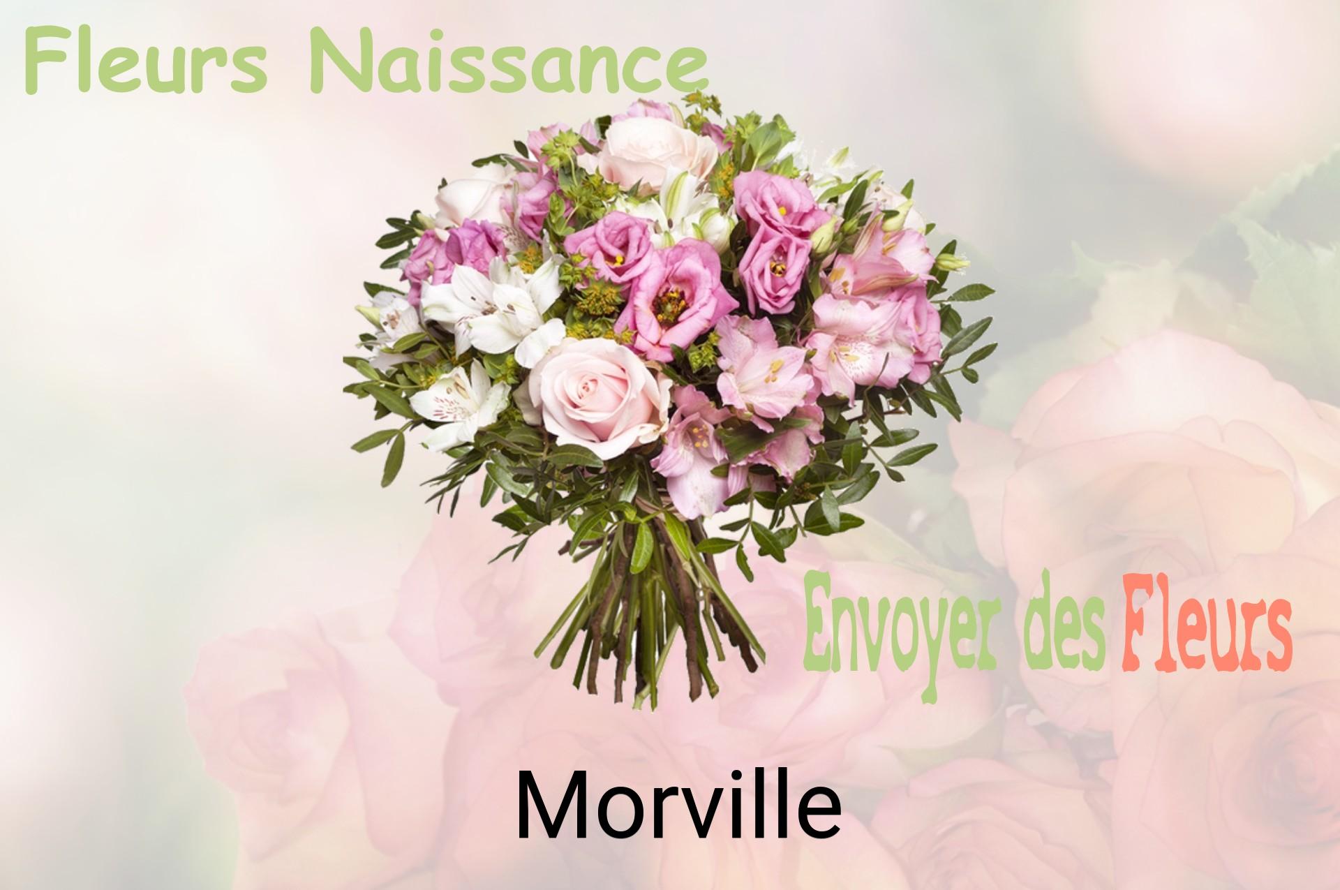 Bouquet de fleurs de naissance livré à Morville